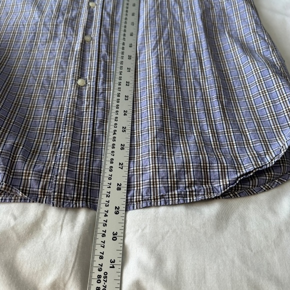Paul & Shark Yachting Men's Long Sleeve Plaid‎ Button Shirt Soft Touch Purple 42 - Picture 11 of 14